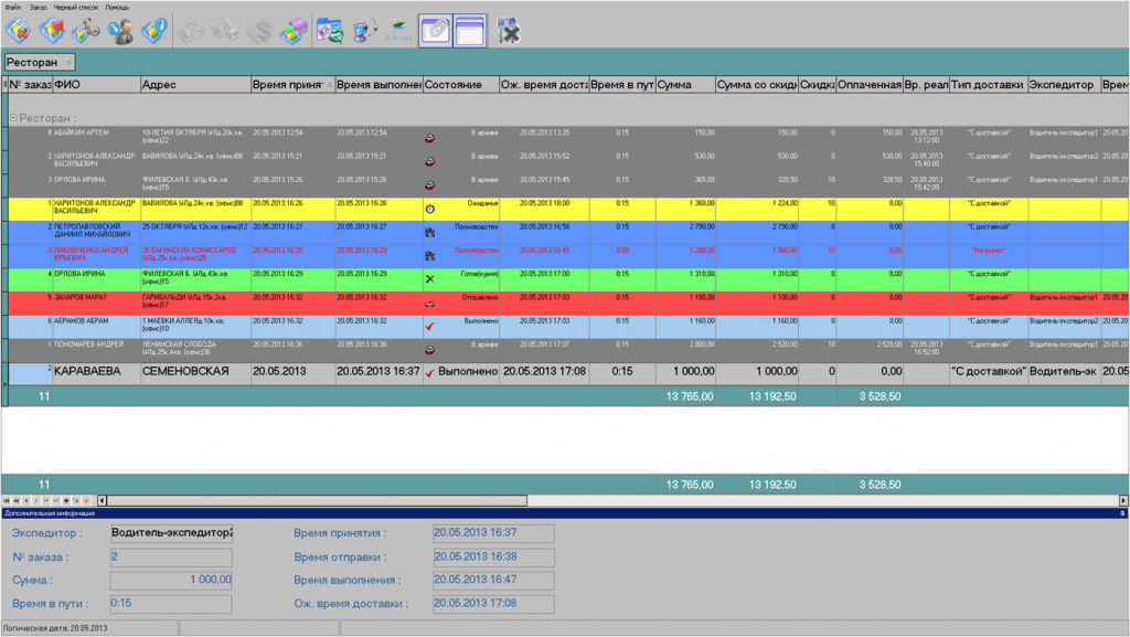 Окно диспетчера в Delivery R-Keeper v7.jpg окно диспетчера.png